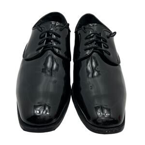 Fabian Couture S110-MX Black Upper Plain Toe Derby Mens 15M Dress Shoes